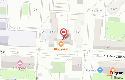 Кафе Миллениум на 5-й Кожуховской улице на карте