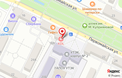 Салон полиграфии в Орджоникидзевском районе на карте