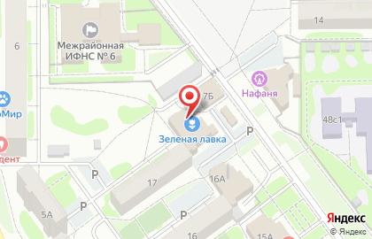Магазин одежды Московская Ярмарка в Тобольске на карте