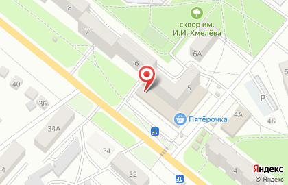СберБанк на улице Хмелёва на карте