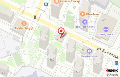 Сервисный центр Impulse Service на улице Баженова на карте