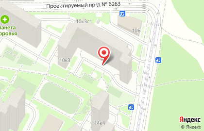 Сотик на Челобитьевском шоссе на карте
