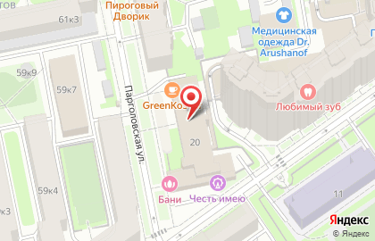 Продуктовый магазин в Санкт-Петербурге на карте