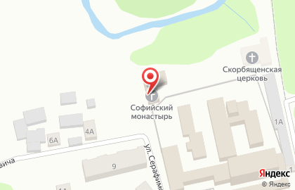 Женский монастырь во имя Софии Премудрости Божией на карте