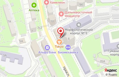 Токио в Фрунзенском районе на карте