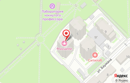 Студия загара Гаваи на улице Баумана на карте