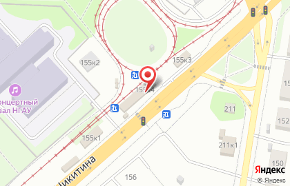 Киоск по продаже фруктов и овощей в Новосибирске на карте