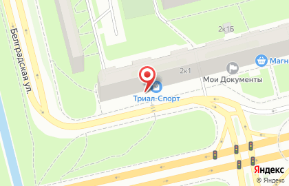 Специализированный спортивный магазин Триал-Спорт в Фрунзенском районе на карте