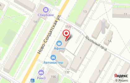 Торгово-монтажная компания Eco-West на Ново-Солдатской улице на карте
