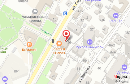 Койот на улице Горького на карте