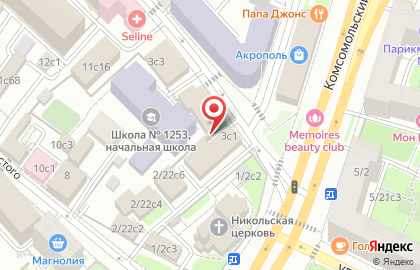 Центрального АО Хамовники Кцсо гу на карте