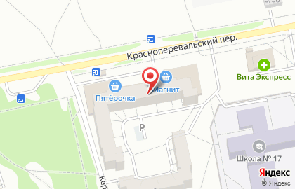 Сеть супермаркетов Магнит в Дзержинском районе на карте
