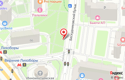 Киоск по продаже фруктов и овощей, Бескудниковский район на Бескудниковском бульваре на карте