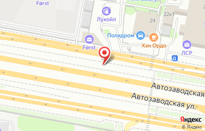 Кафе Азия на Автозаводской улице на карте