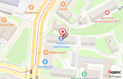 Цветочная мастерская Телега на карте