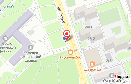Продуктовый магазин в Ростове-на-Дону на карте