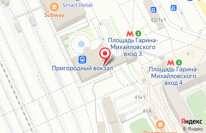 Салон мобильной связи Тэта-Квант на Площади Гарина-Михайловского на карте