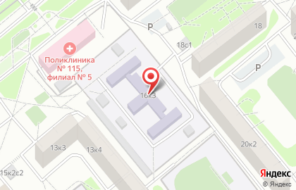 Детский футбольный клуб Метеор на улице Исаковского, 16 к 3 на карте