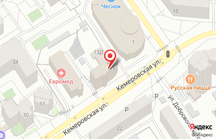 Компания АСВ на Кемеровской улице на карте