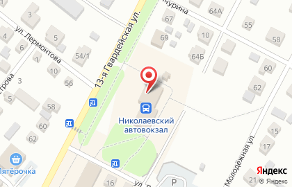 Продуктовый магазин в Волгограде на карте