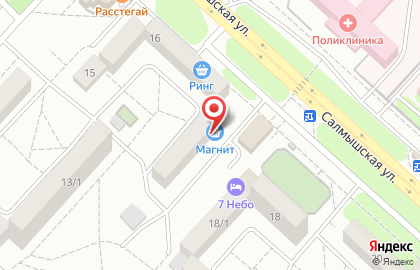 Магазин косметики и бытовой химии Магнит Косметик в Дзержинском районе на карте