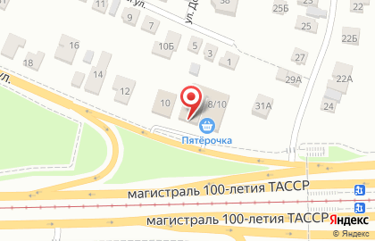 Супермаркет Магнит в Приволжском районе на карте