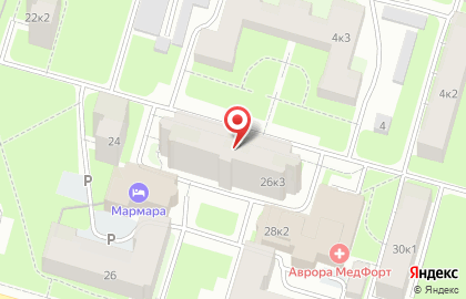 Парикмахерская, ИП Самошина С.В. на карте