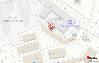 Магазин лакокрасочных материалов Мир Красок в Нагатино-Садовниках на карте