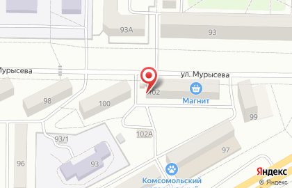 Ремонтная мастерская в Комсомольском районе на карте