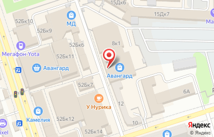ТЦ Авангард на улице Ленинского Комсомола на карте