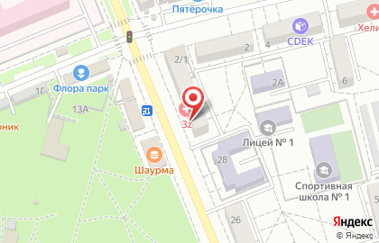 Офтальмологическая клиника Три-З на улице Менделеева на карте
