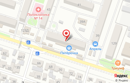 Киоск по продаже цветов на улице Циолковского на карте