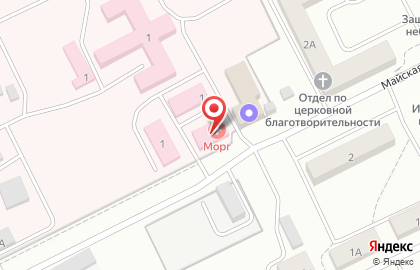 Похоронное бюро Ритуал в Челябинске на карте
