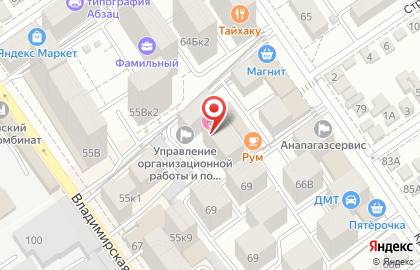 Студия маникюра и бровей на Краснодарской улице на карте