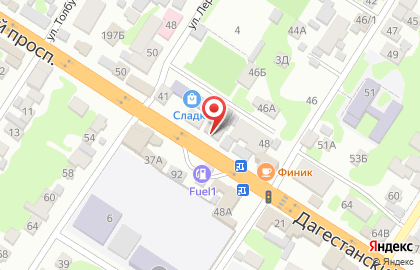 Шиномонтажная мастерская в Дагестанских Огнях на карте