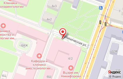 Клиника Всероссийский центр экстренной и радиационной медицины им. А.М. Никифорова МЧС России на карте