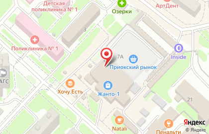 Магазин для детей Ножкин дом на площади Маршала Жукова на карте