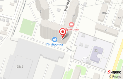 Супермаркет Пятёрочка в Москве на карте