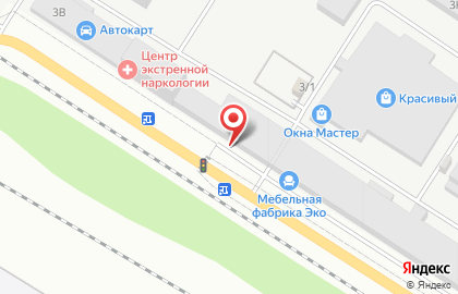 Магазин-склад АБВ-Мебель на карте