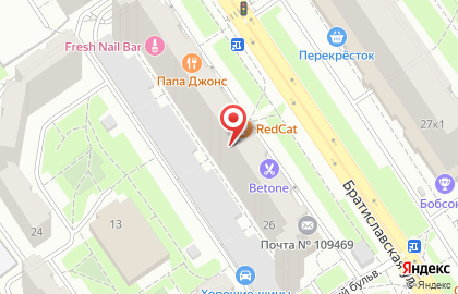 Ольга на Братиславской улице на карте