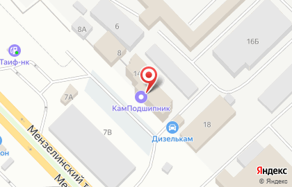 EKG на Мензелинском тракте на карте