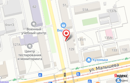 Магазин колбас и деликатесов на площади 1905 года на карте