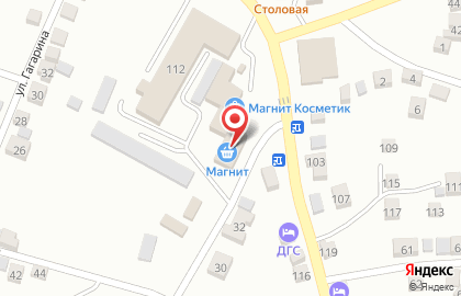 Магазин косметики и бытовой химии Магнит Косметик на улице Будённого на карте