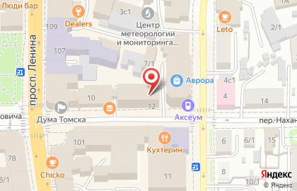 Изготовление навесов в Томске - НавесСтрой на карте