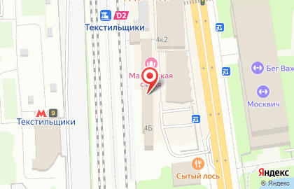 Студия эстетики тела LPG LAB на Люблинской улице на карте
