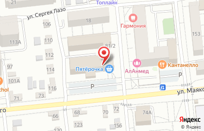 Каприус-плюс на карте