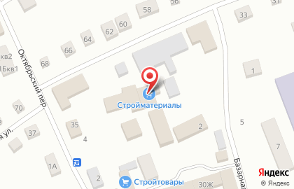 Магазин автотракторных и сельскохозяйственных запчастей Техсиб-Агро на Базарной улице на карте