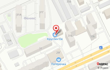 Продуктовый магазин Круглячок на карте