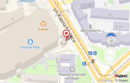 Супермаркет Уральский на карте