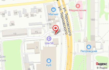 Киоск Точка аппетита в Первомайском районе на карте